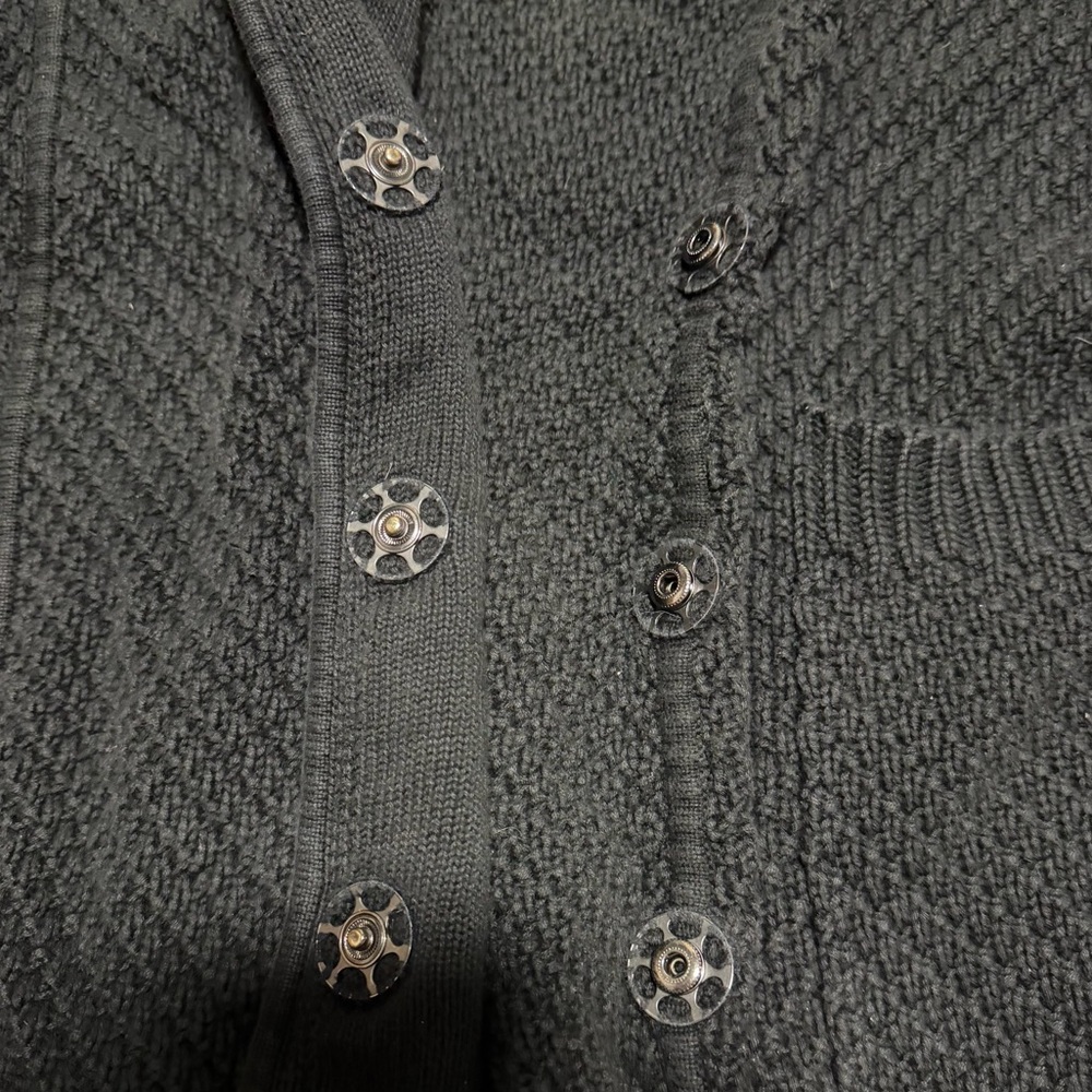 Lululemon Post Practice Cardi Oversized Shawl Cardigan Estimated Size L (10-12) - Picture 5 of 6